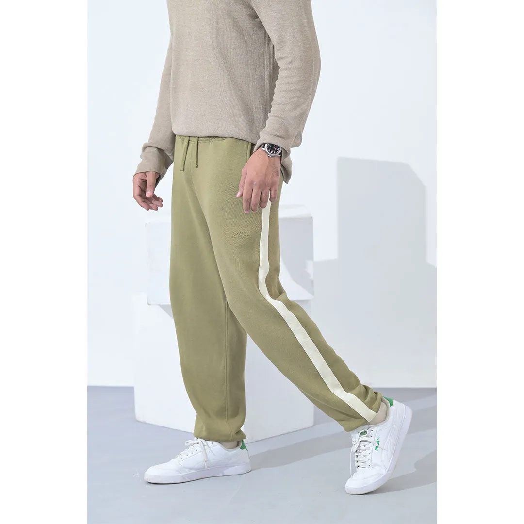 100% Supima Cotton Men Sweatpant Olive Green