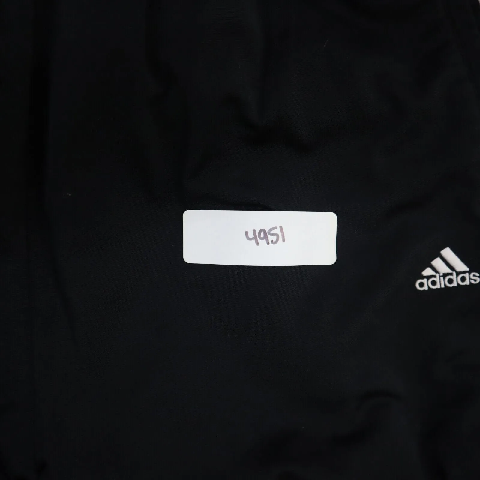 Adidas Track Pants Youth Boys Medium Black Jogging Pants Elastic Waist