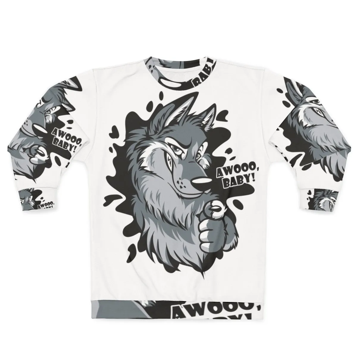 Adorable Wolf Howling Baby Sweatshirt | Zootopia Inspired
