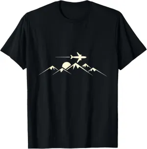 Airplane Flight Travel Nature Adventure T-Shirt