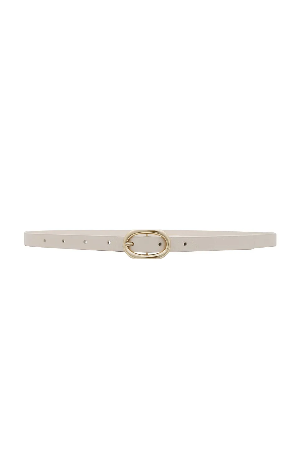 Anine Bing Mini Signature Link Belt in Ivory