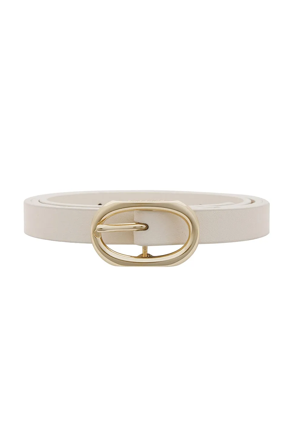 Anine Bing Mini Signature Link Belt in Ivory