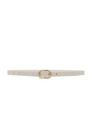 Anine Bing Mini Signature Link Belt in Ivory