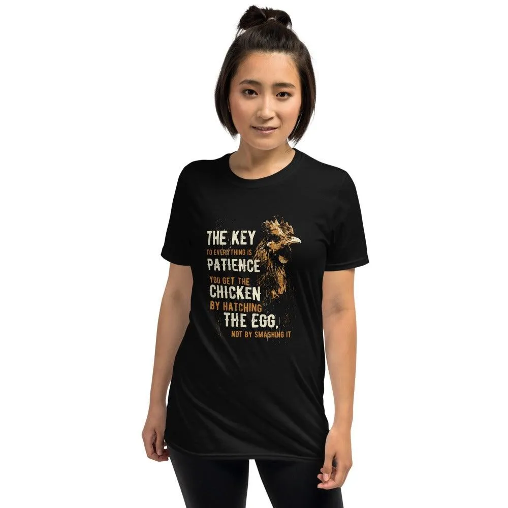 Chicken First Short-Sleeve Unisex T-Shirt