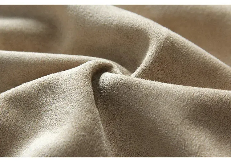 Classic Suede Bomber Jacket