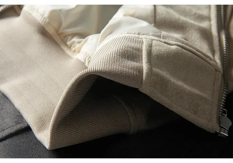 Classic Suede Bomber Jacket