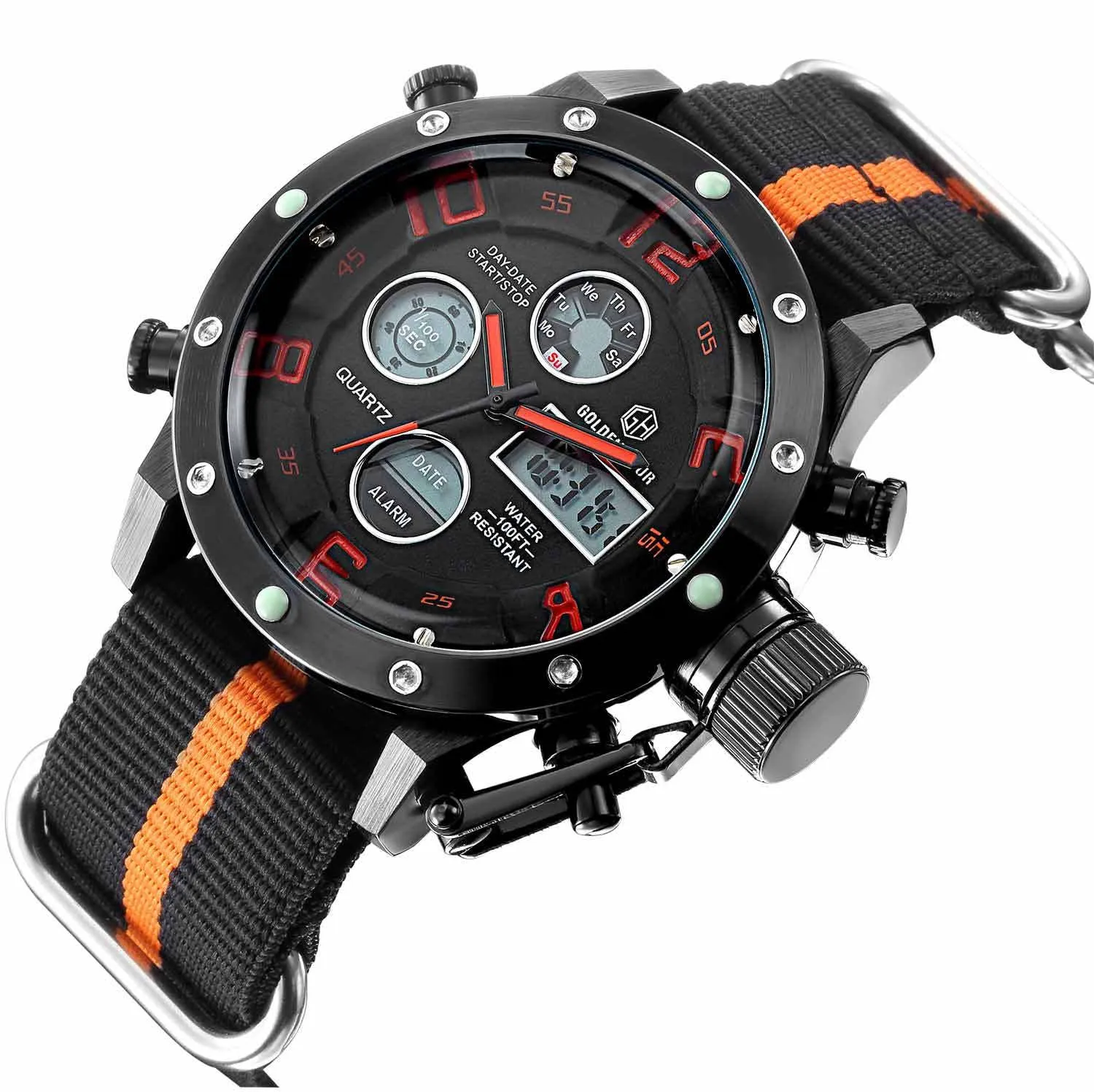 Golden Hour Sports Watch For Men