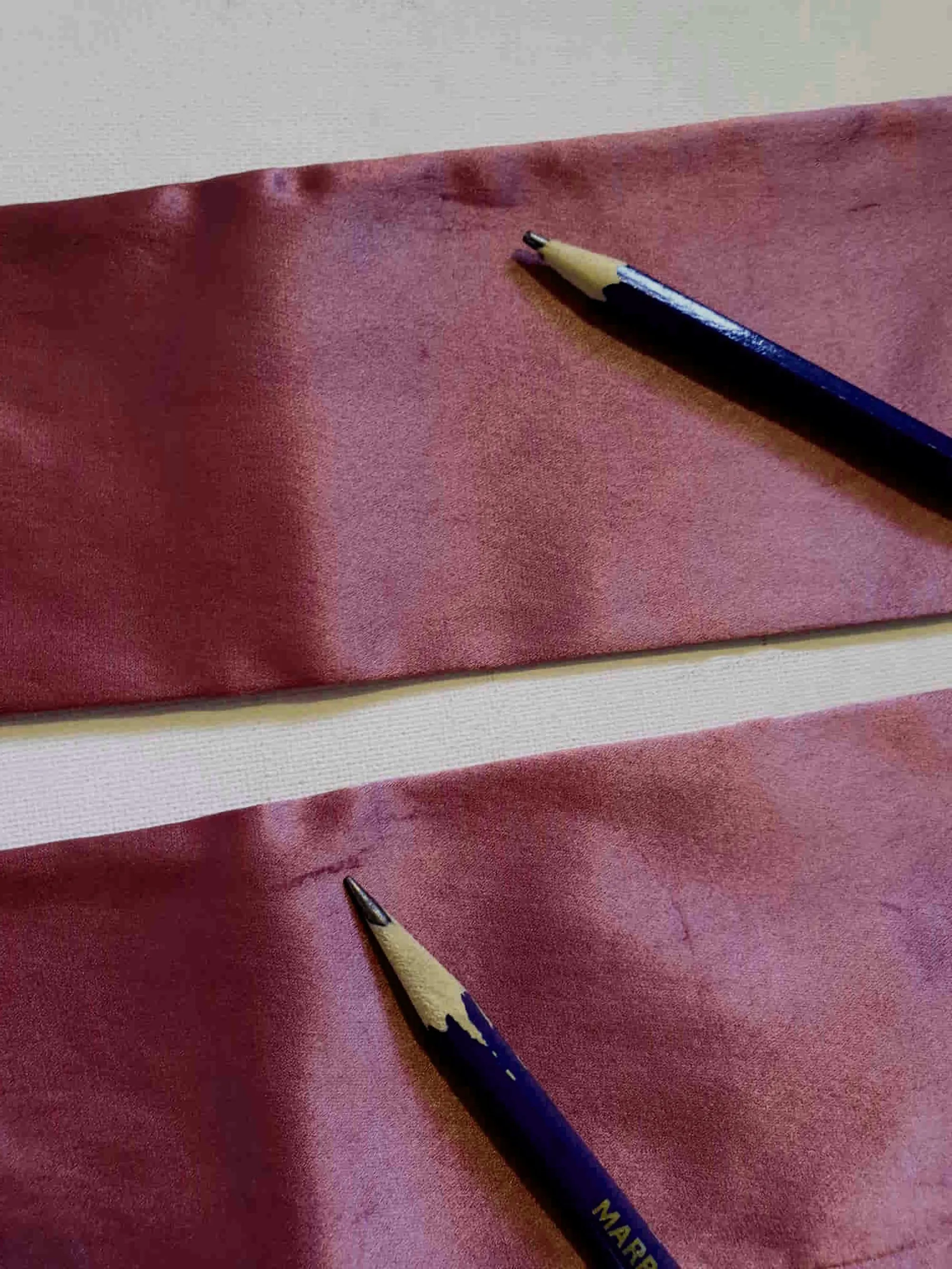 Long Opera Length Magenta Satin Evening Gloves - Size 7