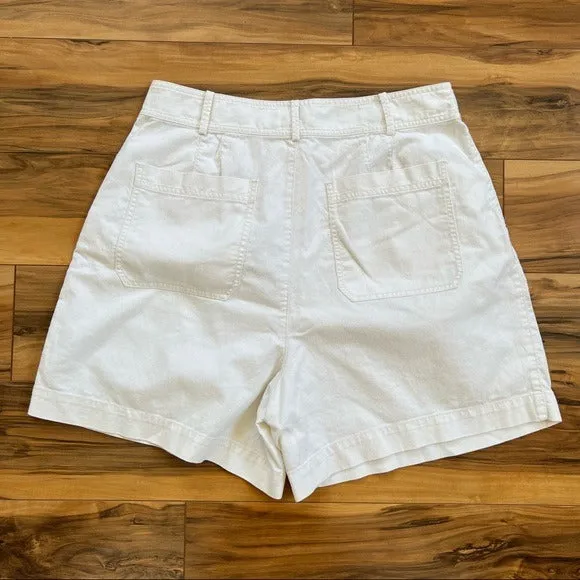 Madewell Pleated Mid-Length Shorts