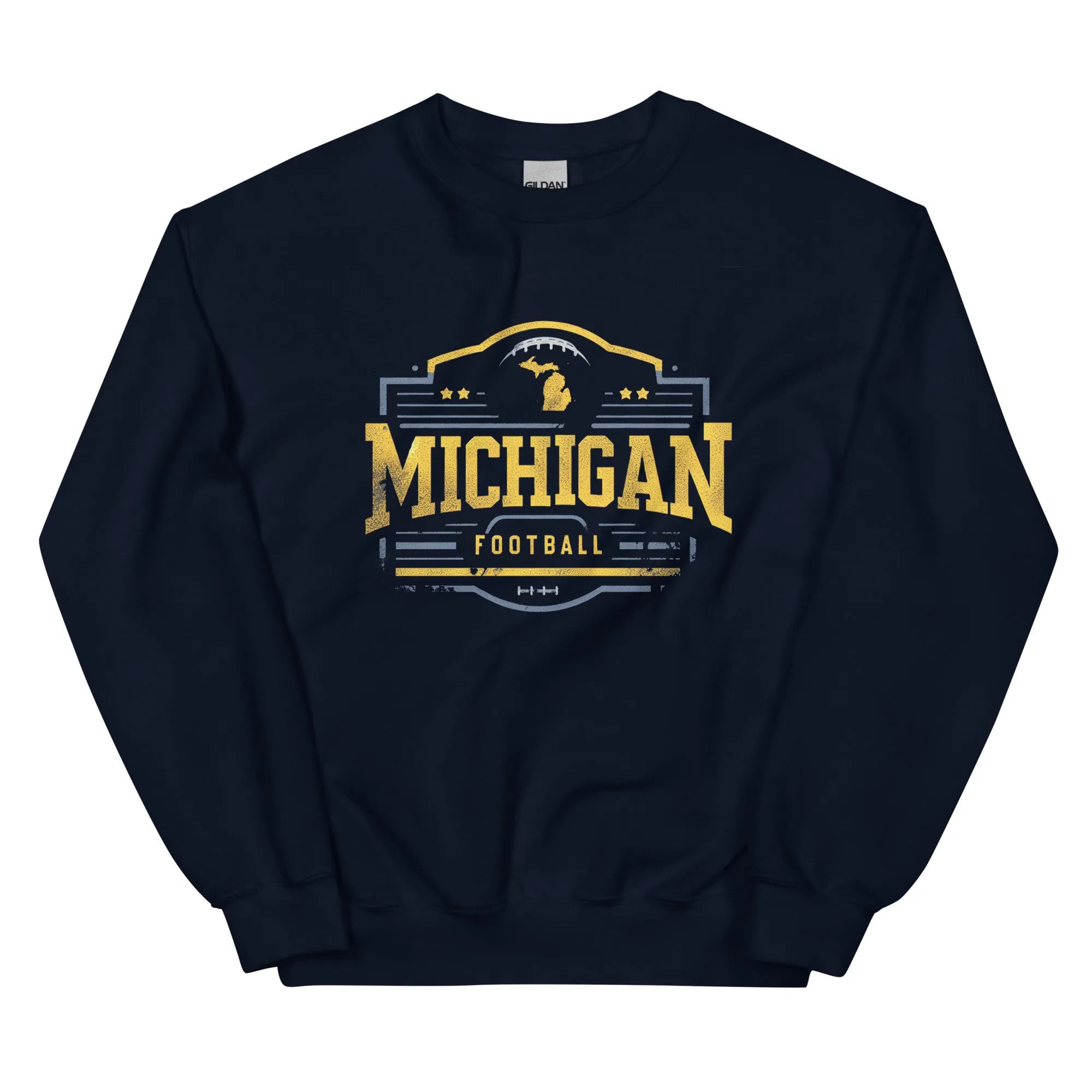 Michigan Football Vintage Retro Unisex Sweatshirt