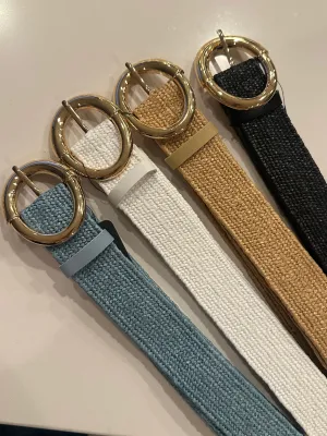 Perfect Raffia Jean Belt