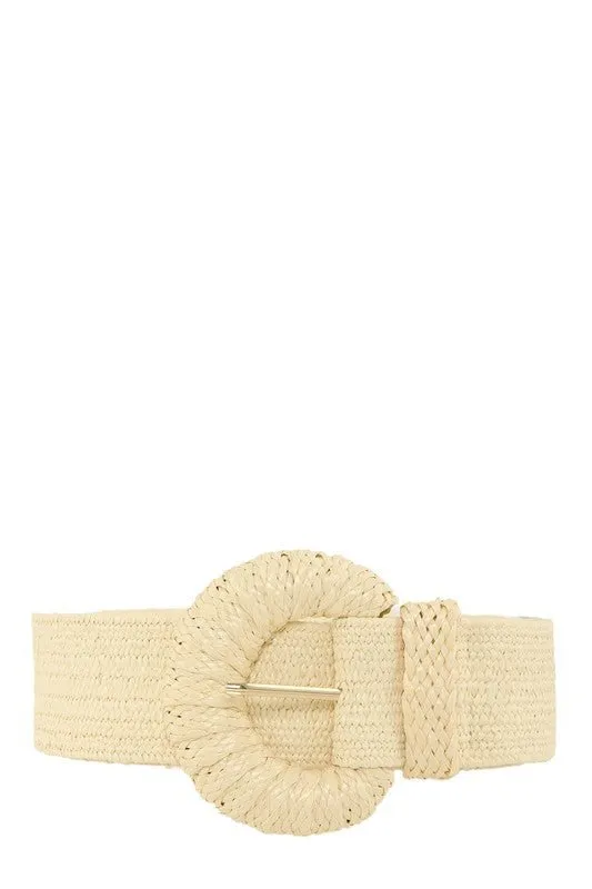 Round Buckle Belt
