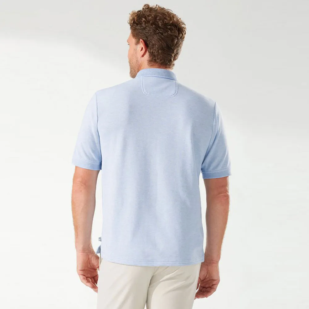 Tommy Bahama IslandZone Emfielder 2.0 Polo Shirt - Light Sky Hthr*