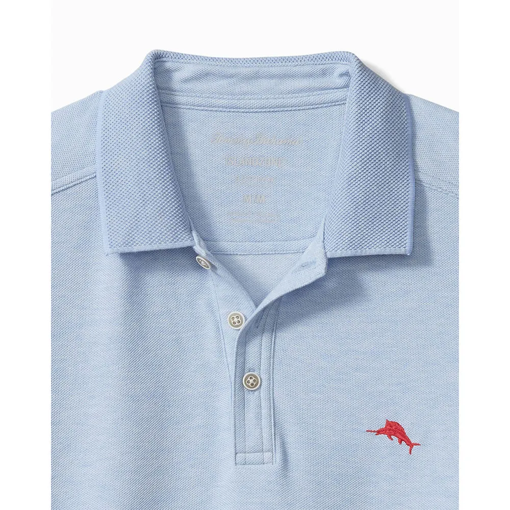 Tommy Bahama IslandZone Emfielder 2.0 Polo Shirt - Light Sky Hthr*