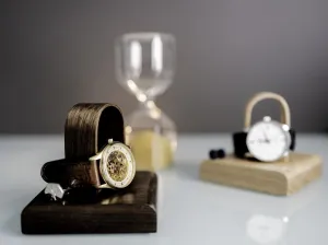 Watch Stand Display Holds 1 - Walnut