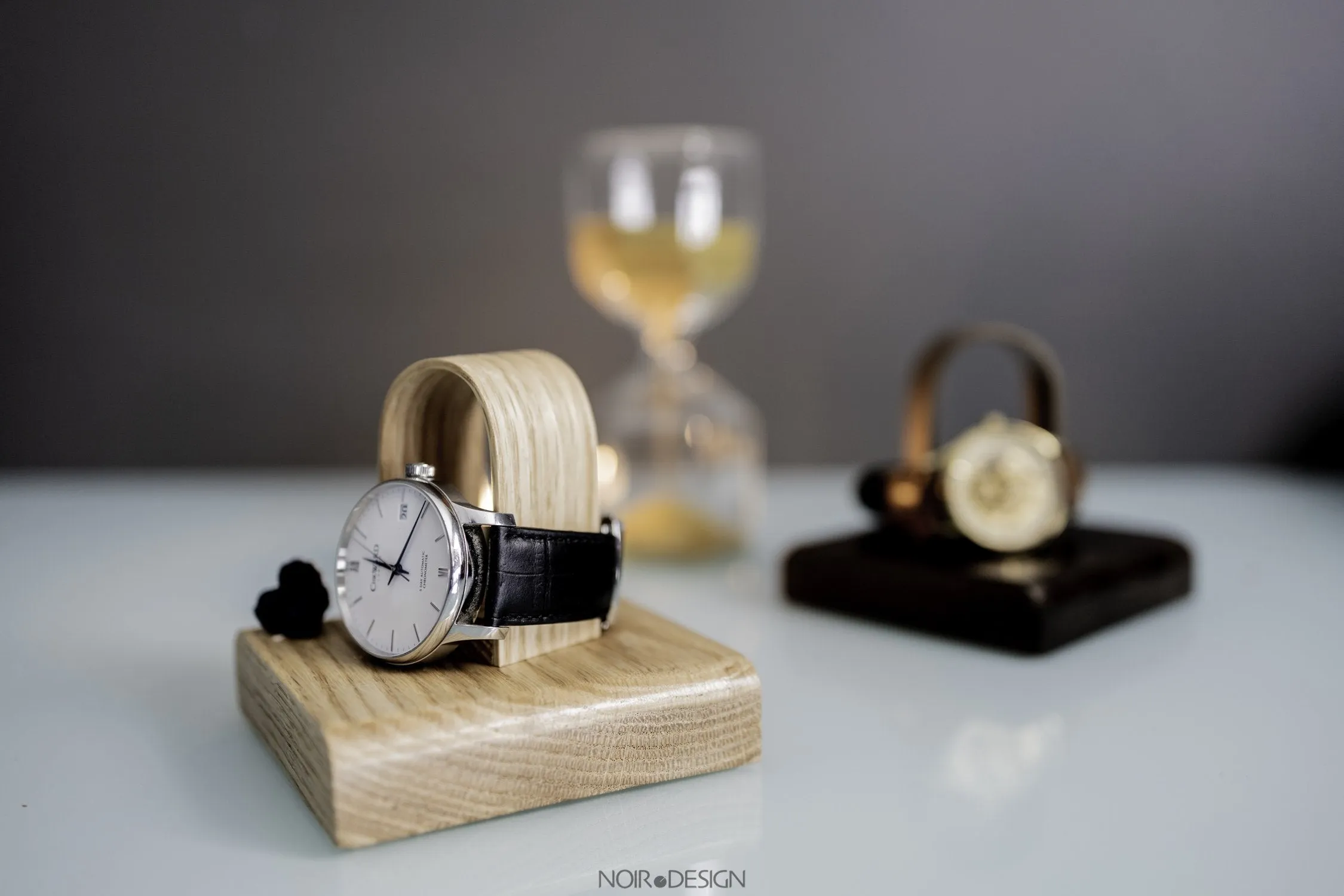 Watch Stand Display Holds 1 - Walnut