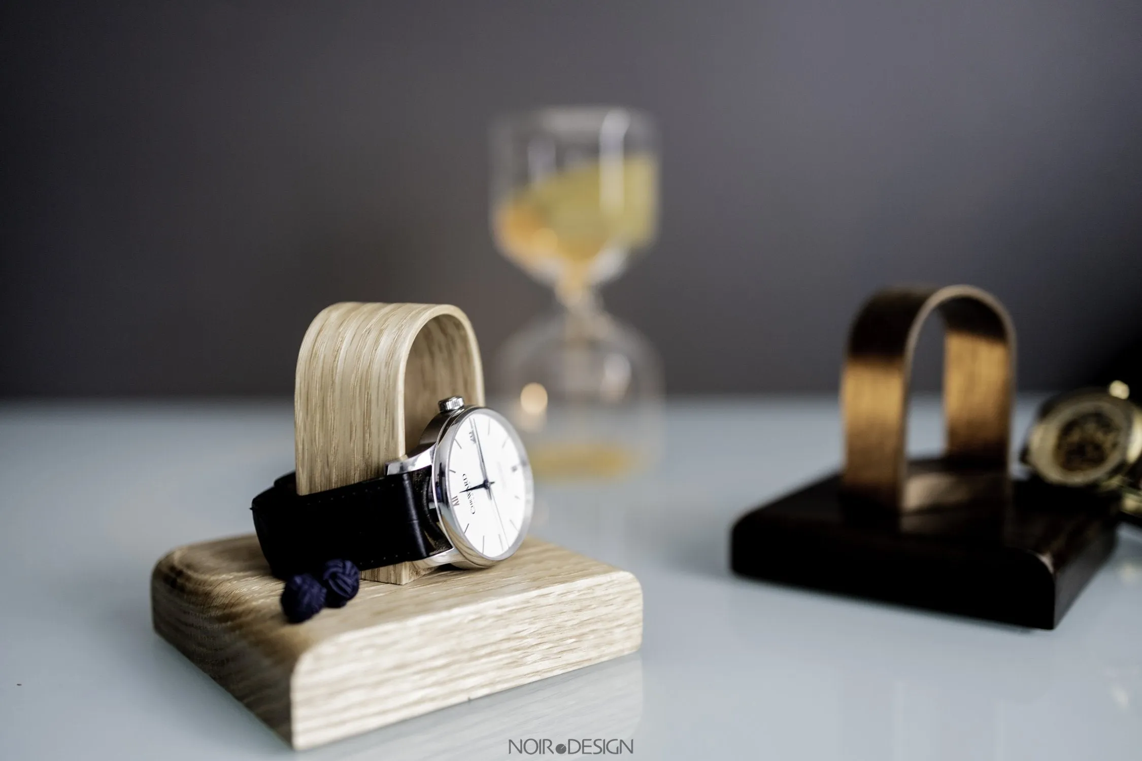 Watch Stand Display Holds 1 - Walnut