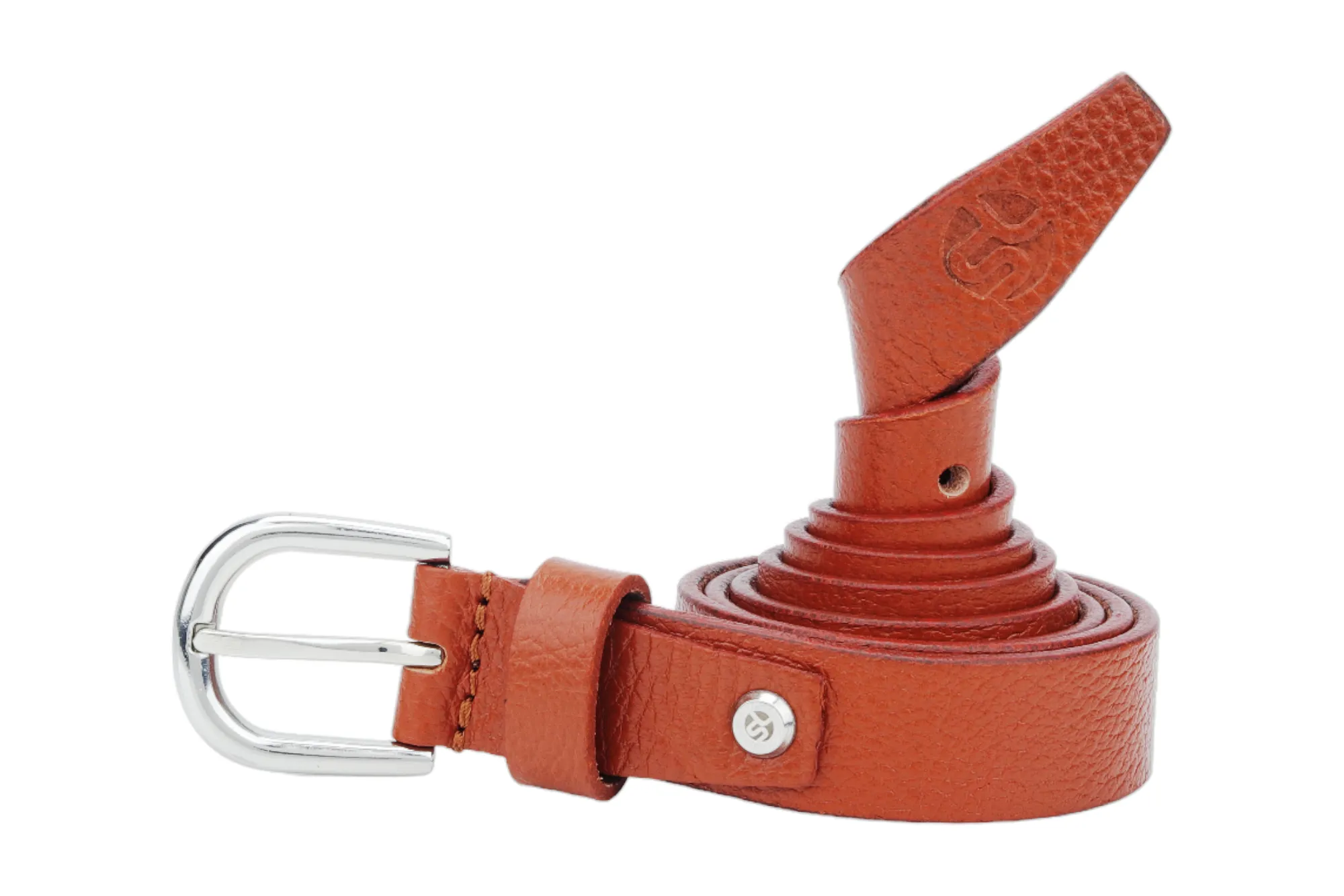 Women leather Belt 918008 (Tan)